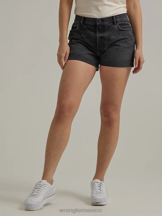 ropa mx Wrangler mujer shorts de mezclilla desgastados luz de la luna (112334745) 62D6850