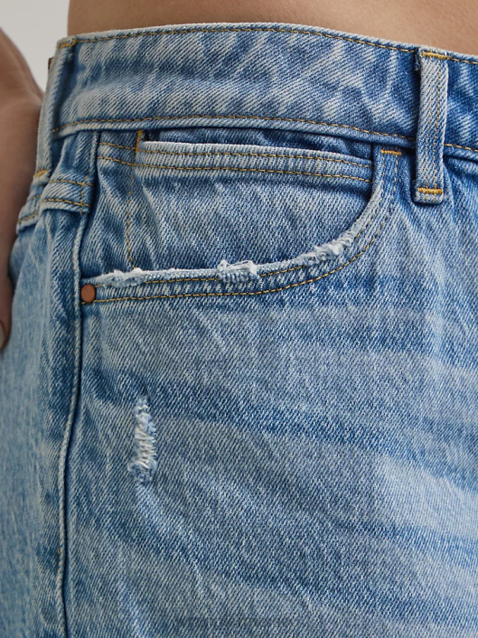 ropa mx Wrangler mujer shorts vintage de tiro alto con cortes florecer (112335762) 62D6833