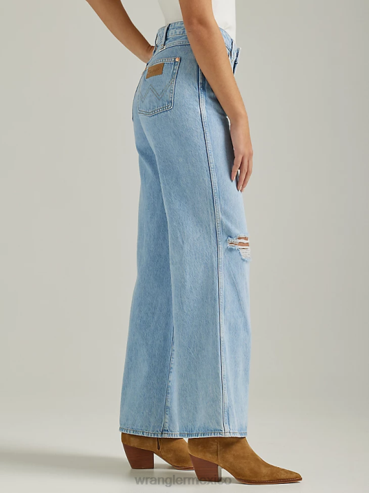 ropa mx Wrangler mujer vaqueros con corte bota lavar (09mwzdo) 62D6779