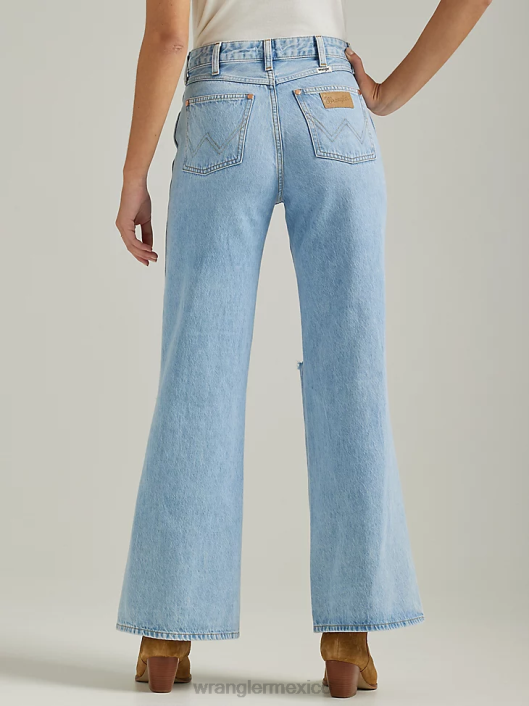 ropa mx Wrangler mujer vaqueros con corte bota lavar (09mwzdo) 62D6779