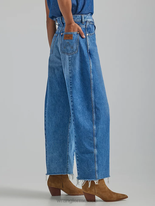 ropa mx Wrangler mujer vaqueros con corte bota lavar (09mwzdo) 62D6779