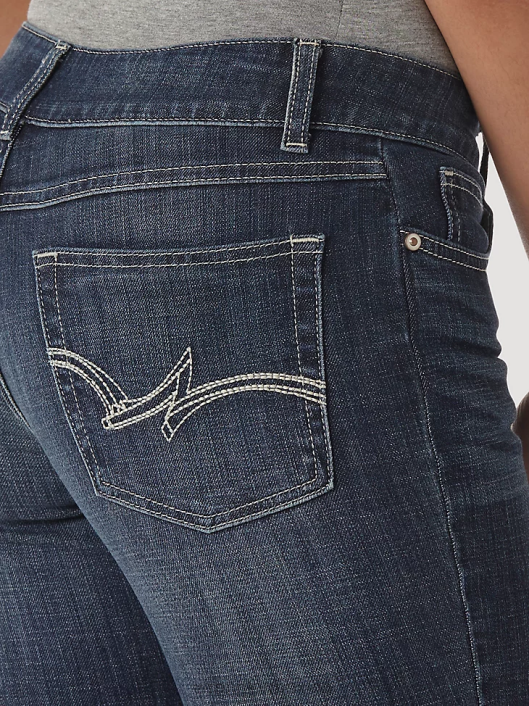 ropa mx Wrangler mujer vaqueros con corte bota lavar (09mwzdo) 62D6779