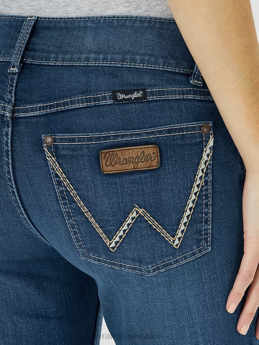 ropa mx Wrangler mujer vaqueros premamá retro mae azul (1009mwzm2) 62D6808