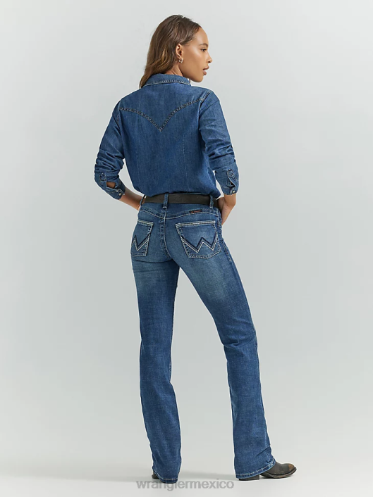 ropa mx Wrangler mujer willow jean de equitación definitivo davis (wrw60ds) 62D6785