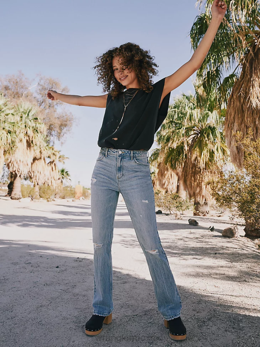 ropa mx Wrangler mujer worldwide 661 jeans de pernera ancha y talle alto amado (112334587) 62D6771