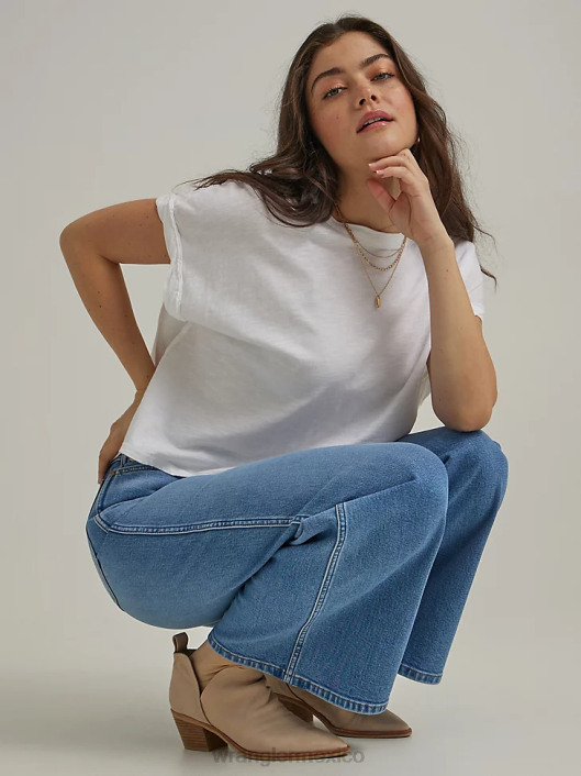 ropa mx Wrangler mujer worldwide 661 jeans de pernera ancha y talle alto sin intenciones (112334598) 62D6773